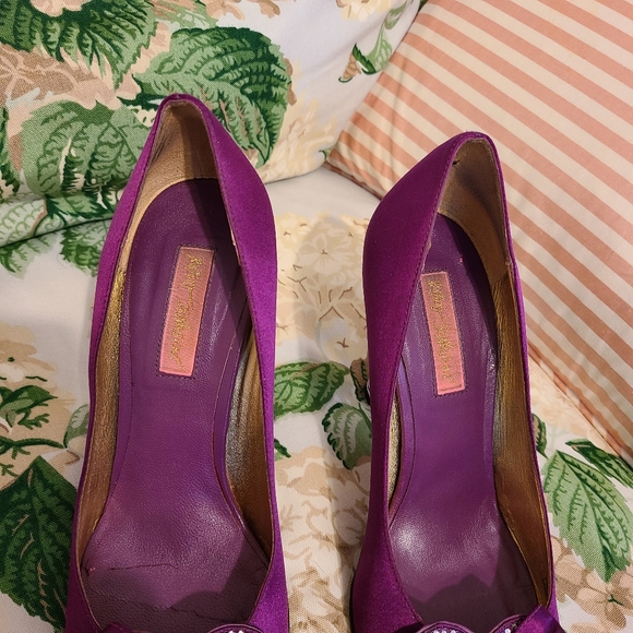 Vintage! Princess Sparkly Hearts Clear BJ Heels ! - Picture 13 of 14